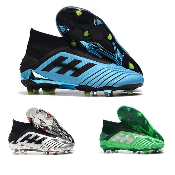predator 19+ 19.1 fg ag pp paul pogba golden mens football shoes 19+x cleats boots size 39-45