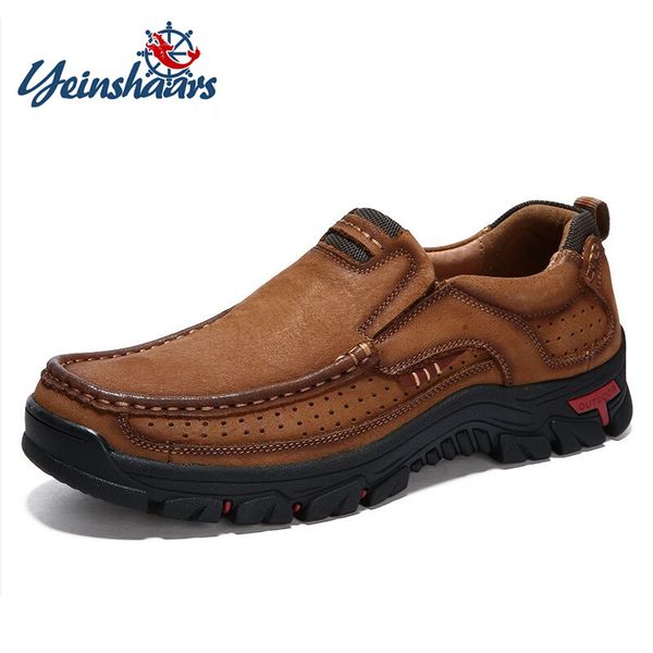 yeinshaars genuine leather loafers men moccasin sneakers flat causal men shoes male footwear boat shoes size 38-48, Black
yeinshaars genuine leather loafers men moccasin sneakers flat causal men shoes male footwear boat shoes size 38-48, Black