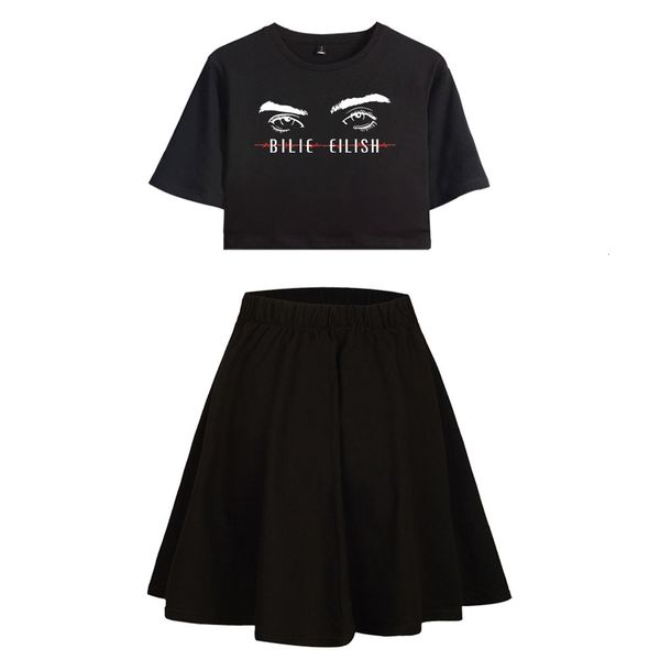 2019 los angeles new jin singer billie eilish sleeve short skirt suit female, Black;blue
2019 los angeles new jin singer billie eilish sleeve short skirt suit female, Black;blue