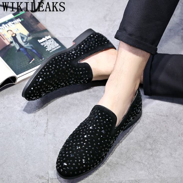 italian shoes men elegant coiffeur loafers men black wedding dress rhinestone luxury designer shoes party classic bona
italian shoes men elegant coiffeur loafers men black wedding dress rhinestone luxury designer shoes party classic bona