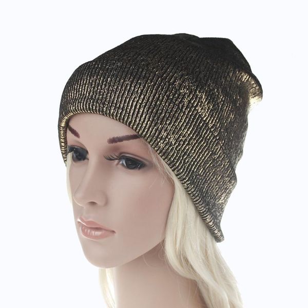 1pcs new autumn winter has for women gold silver purple metallic acrylic knitted beanie cap women/men warm hats
1pcs new autumn winter has for women gold silver purple metallic acrylic knitted beanie cap women/men warm hats