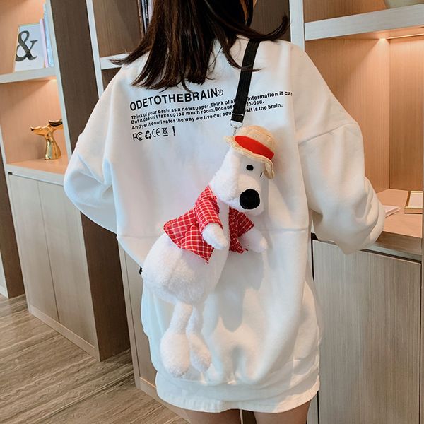 2020 new women's plush bag cute girl heart casual cartoon fashion messenger bag ladies
2020 new women's plush bag cute girl heart casual cartoon fashion messenger bag ladies