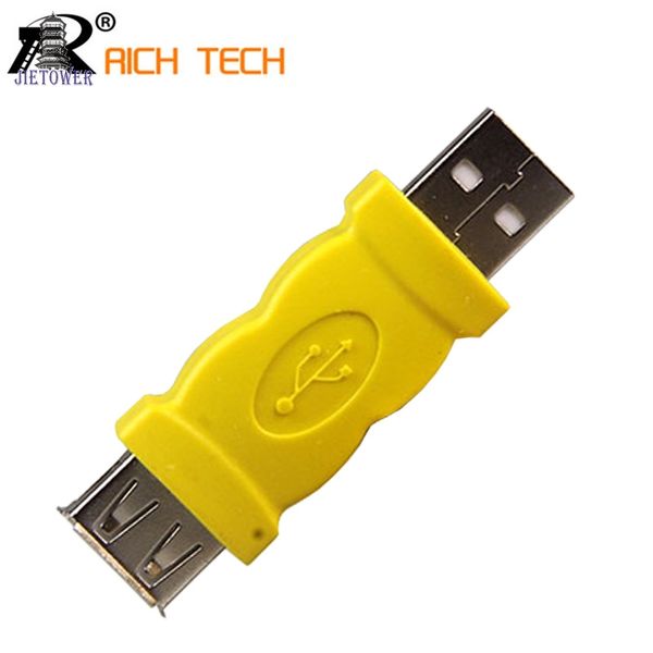 100pcs/lot usb connector yellow color usb 2.0 a male plug to a female jack adapter am to af usb converter
100pcs/lot usb connector yellow color usb 2.0 a male plug to a female jack adapter am to af usb converter