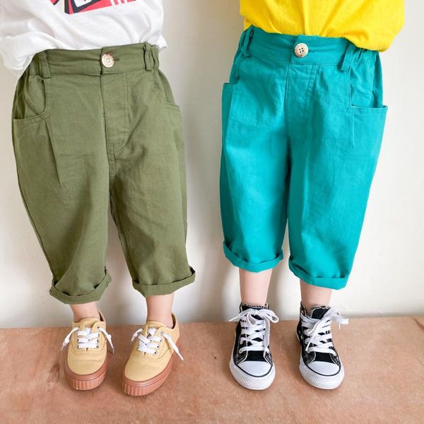 boys and girls new summer loose wide leg pants children seven cents cotton solid color trousers baby straight casual pant, Blue
boys and girls new summer loose wide leg pants children seven cents cotton solid color trousers baby straight casual pant, Blue