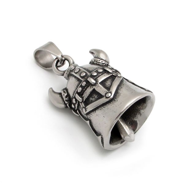 punk 316l stainless steel silver white black viking warrior helmet bell both sides biker bell pendant
punk 316l stainless steel silver white black viking warrior helmet bell both sides biker bell pendant