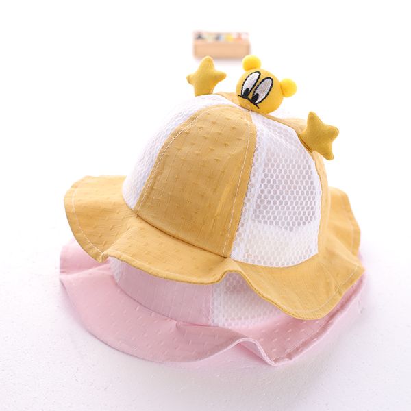 baby sun hat baby fisherman hat summer thin section mesh breathable sun, Yellow
baby sun hat baby fisherman hat summer thin section mesh breathable sun, Yellow