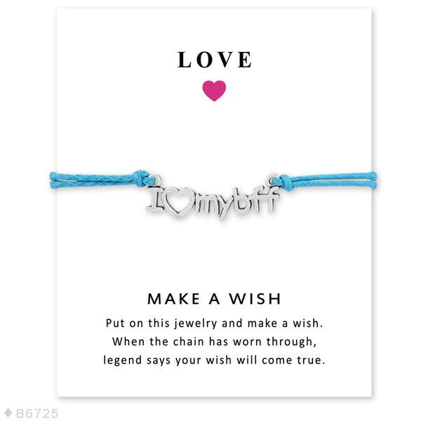 girls adjustable love statement with card silver i love my friends forever charm make a bracelets for women, Golden;silver
girls adjustable love statement with card silver i love my friends forever charm make a bracelets for women, Golden;silver