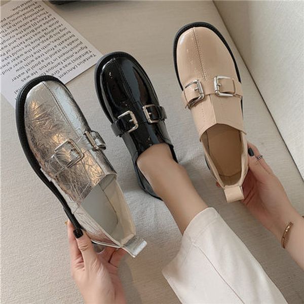 college wind single shoes female 2019 new korean fashion wild thick with belt buckle retro small shoes, Black
college wind single shoes female 2019 new korean fashion wild thick with belt buckle retro small shoes, Black