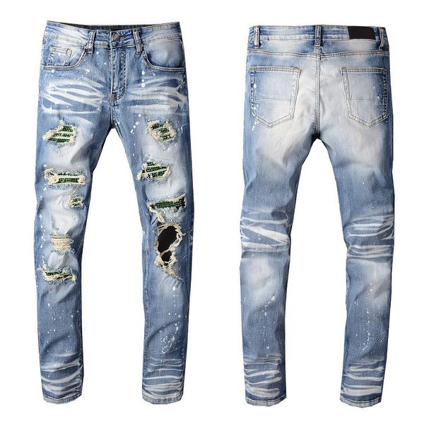 fashion mens jeans men women classic motorcycle biker slim fit jeans denim pants mens distressed ripped skinny jeans pants, Blue
fashion mens jeans men women classic motorcycle biker slim fit jeans denim pants mens distressed ripped skinny jeans pants, Blue