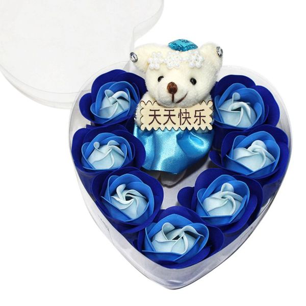 7pcs happy every day valentine's day gifts scented rose flower petal bouquet gift box with lovely bear for wedding party favor
7pcs happy every day valentine's day gifts scented rose flower petal bouquet gift box with lovely bear for wedding party favor