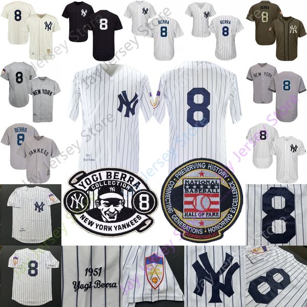 yogi berra jersey 1951 hall of fame patch home away white cream pinstripe vintage men size m-3xl all stitched, Blue;black 
yogi berra jersey 1951 hall of fame patch home away white cream pinstripe vintage men size m-3xl all stitched, Blue;black