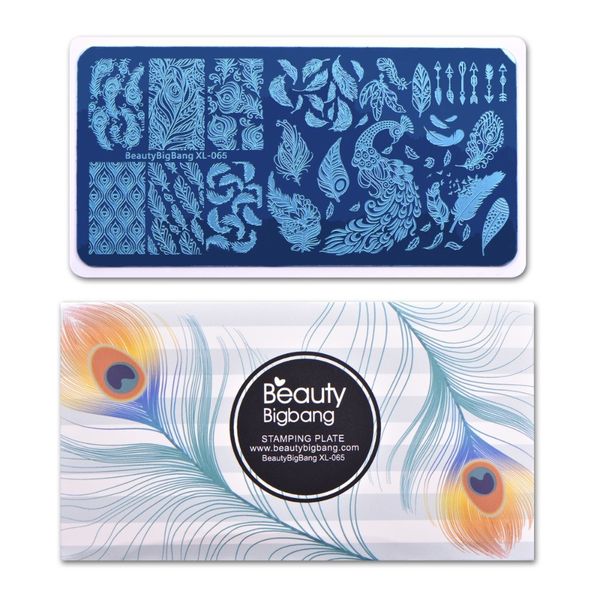 nail art templates beautybigbang stamping plate feather image 6*12cm stainless steel template print stencil sliders plates, White
nail art templates beautybigbang stamping plate feather image 6*12cm stainless steel template print stencil sliders plates, White