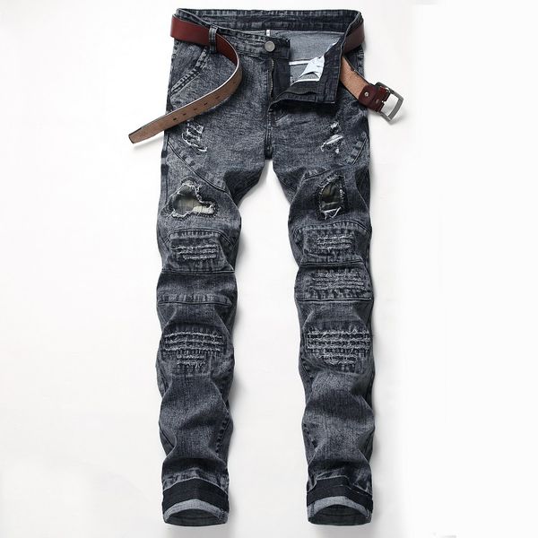 e-baihui men clothes skinny jeans mens stretch denim homme rotos pant distressed ripped freyed slim fit pocket jean trousers c003, Blue
e-baihui men clothes skinny jeans mens stretch denim homme rotos pant distressed ripped freyed slim fit pocket jean trousers c003, Blue