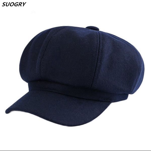 suogry 2019 retro beret hat nylon solid color newsboy octagonal female cap for women berets, Blue;gray
suogry 2019 retro beret hat nylon solid color newsboy octagonal female cap for women berets, Blue;gray