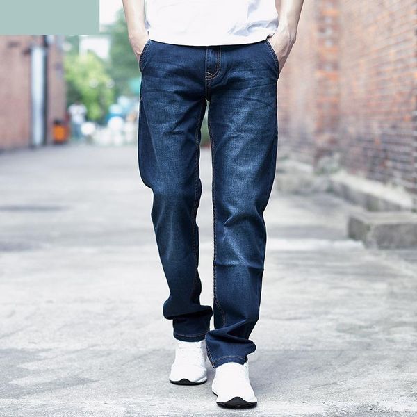 2020 new arrival loose elastic jeans men comfortable trousers fashionable zipper full length casual plus size 28-40 42 44 46 48, Blue
2020 new arrival loose elastic jeans men comfortable trousers fashionable zipper full length casual plus size 28-40 42 44 46 48, Blue