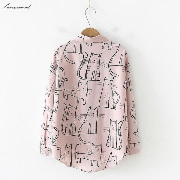 blusas femininas мода с длинным рукавом кошка печати ткань корейская рубашка повседневная свободные блузки женщина аппликация 2019 женские т, White
blusas femininas мода с длинным рукавом кошка печати ткань корейская рубашка повседневная свободные блузки женщина аппликация 2019 женские т, White