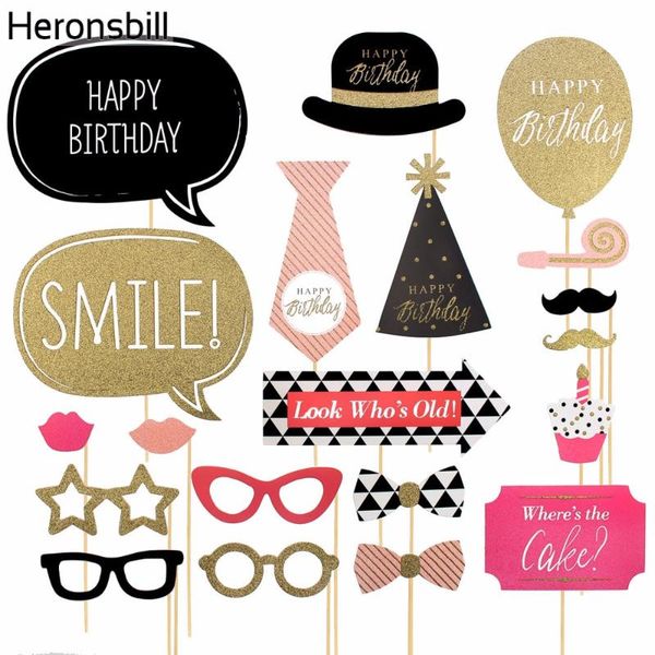 heronsbill p booth props happy birthday party decorations kids girl boy supplies first 18 21 30 40 50 60 70 80 1st 
heronsbill p booth props happy birthday party decorations kids girl boy supplies first 18 21 30 40 50 60 70 80 1st