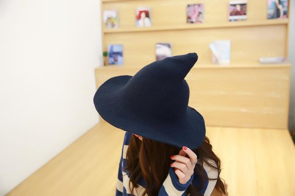 witch design halloween party hats wool solid color costume party witch hats black dark gray light grey navy blue, Blue;gray
witch design halloween party hats wool solid color costume party witch hats black dark gray light grey navy blue, Blue;gray