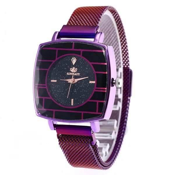 new square quartz watches women fashion creative ladies dress wristwatch luxury rose gold casual magnetic steel strap clock 2019, Slivery;brown
new square quartz watches women fashion creative ladies dress wristwatch luxury rose gold casual magnetic steel strap clock 2019, Slivery;brown