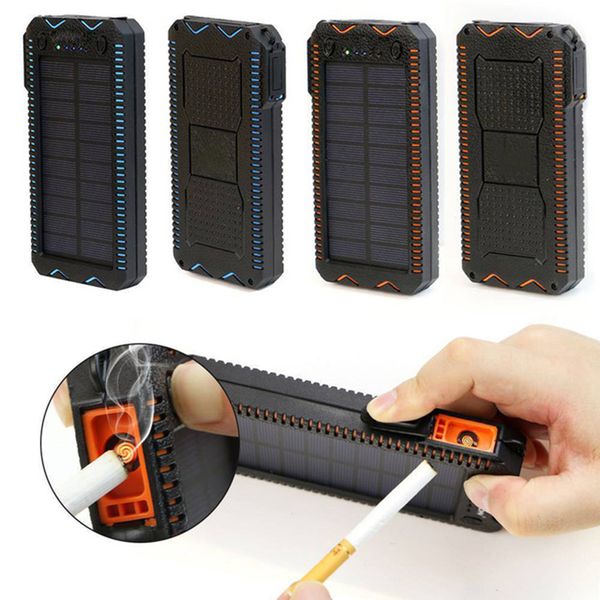 15000mah waterproof solar powerbank portable external battery solar power bank charger with electric cigarette lighter for phone outdoors
15000mah waterproof solar powerbank portable external battery solar power bank charger with electric cigarette lighter for phone outdoors