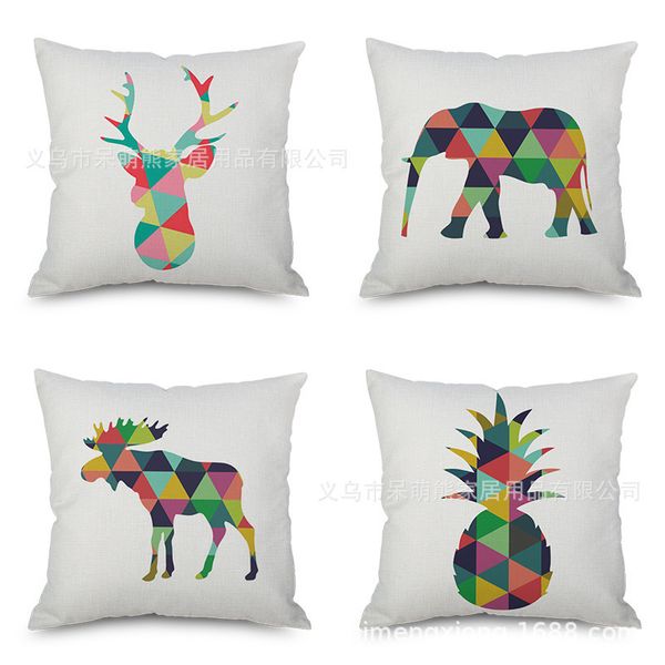 split joint geometry flax animal northern europe hold the wind pillow case concise back cushion cushion modern imitate mabaozhen
split joint geometry flax animal northern europe hold the wind pillow case concise back cushion cushion modern imitate mabaozhen