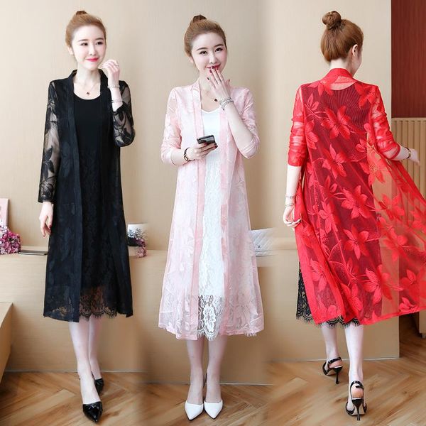 lace cardigan women summer long shirt korean fashion ladies black white pink red kimono
lace cardigan women summer long shirt korean fashion ladies black white pink red kimono