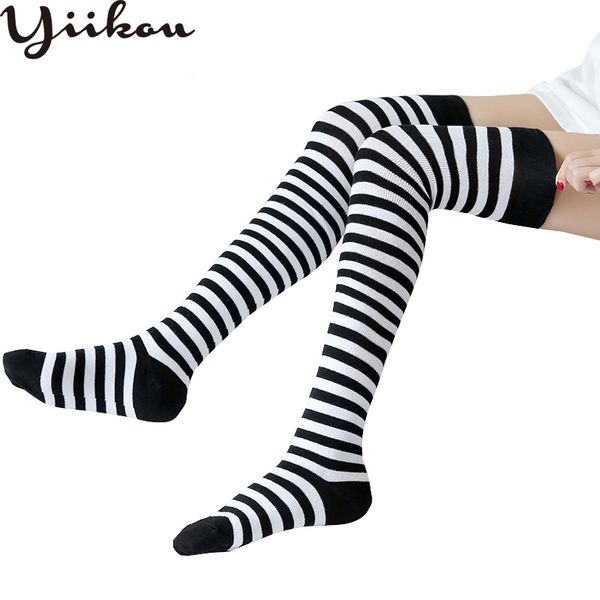 female korean autumn winter thick stripes stockings women fashion knee stockngs girls stovepipe silicone anti-skid stockings, Black;white
female korean autumn winter thick stripes stockings women fashion knee stockngs girls stovepipe silicone anti-skid stockings, Black;white