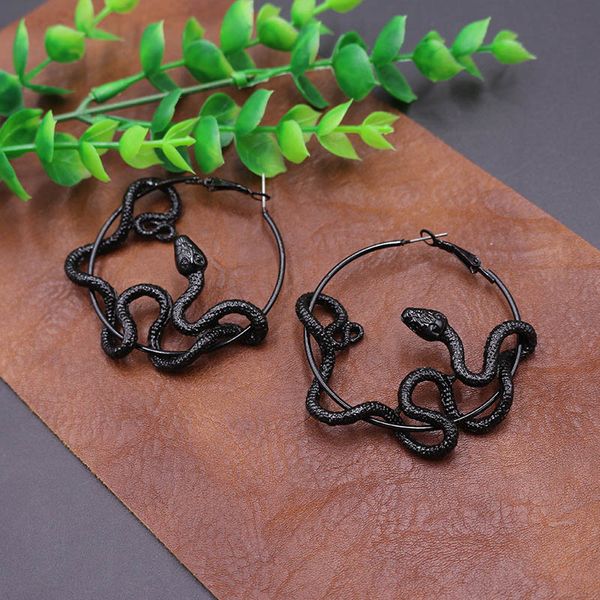 punk big snake hoop earrings vintage crazy twining snakes earings women animal pendant statement earrings jewelry, Golden;silver
punk big snake hoop earrings vintage crazy twining snakes earings women animal pendant statement earrings jewelry, Golden;silver