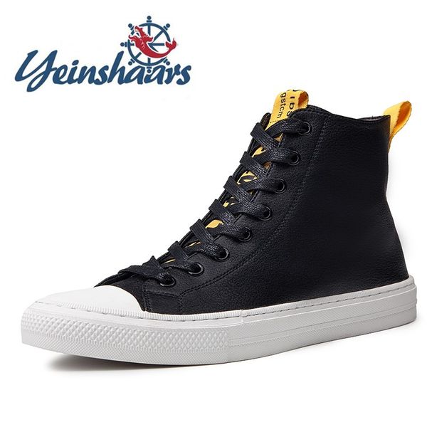 new mens sneakers casual leather shoes men spring autumn non-slip fashion shoes male comfortable classic high sneakers homme, Black
new mens sneakers casual leather shoes men spring autumn non-slip fashion shoes male comfortable classic high sneakers homme, Black