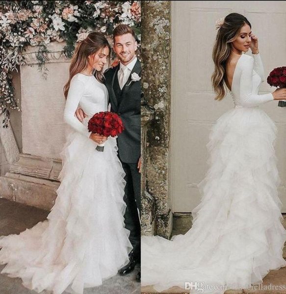 2020 glamorous long sleeves country wedding dresses cascading ruffles layers bridal gowns vestidos de novia plus size boho wedding dress
2020 glamorous long sleeves country wedding dresses cascading ruffles layers bridal gowns vestidos de novia plus size boho wedding dress