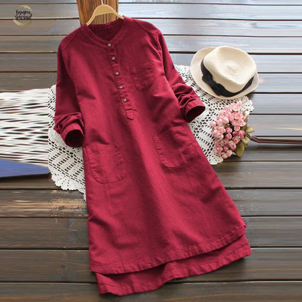 shirt women dresses autumn 2019 casual long sleeve long shirt stand collar blusa work mini vestido robe femme 5xl designer clothes, Black;gray
shirt women dresses autumn 2019 casual long sleeve long shirt stand collar blusa work mini vestido robe femme 5xl designer clothes, Black;gray