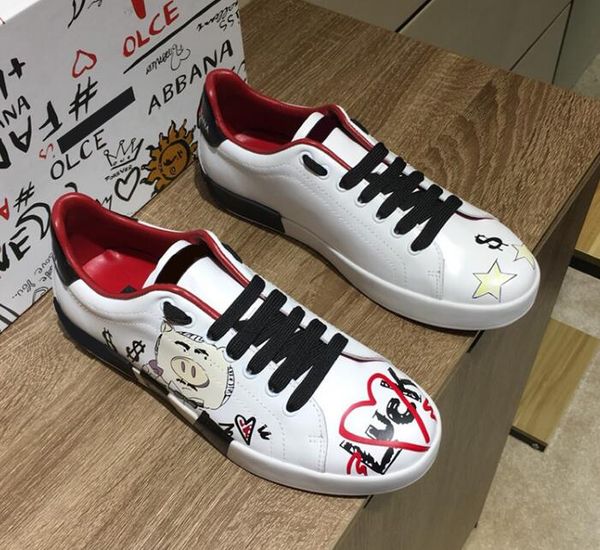 mens designer shoes vintage espadrilles graffiti printed flat platform casual shoe men's genuine leather kanye sneakers chaussures 885, Black
mens designer shoes vintage espadrilles graffiti printed flat platform casual shoe men's genuine leather kanye sneakers chaussures 885, Black