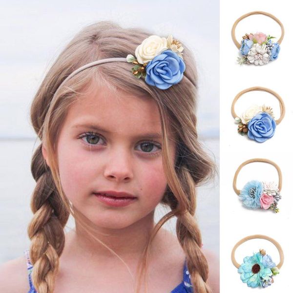 handmade artificial flower headband children girl elastic headwear turban baby girls hairband hairdress toddler hair accessories, Slivery;white
handmade artificial flower headband children girl elastic headwear turban baby girls hairband hairdress toddler hair accessories, Slivery;white