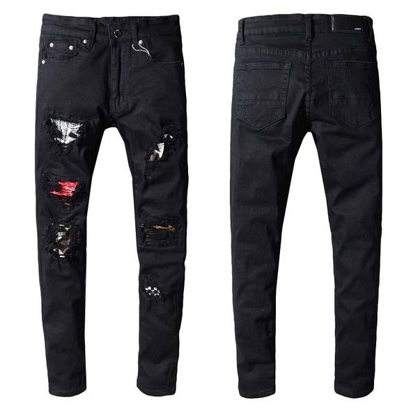 2020 fashion trend slim jeans patch casual feet pants men's beggar pants washed stretch men's trousers, Blue
2020 fashion trend slim jeans patch casual feet pants men's beggar pants washed stretch men's trousers, Blue