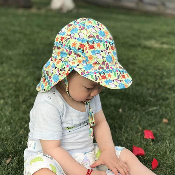 baby summer caps with soft brim cartoon animal print sun hat toddler adjustable neck covering hat children travel, Blue;gray
baby summer caps with soft brim cartoon animal print sun hat toddler adjustable neck covering hat children travel, Blue;gray