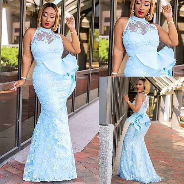 sky blue lace mermaid high neck prom dresses african long vestidos formales de noche 2020 party evening gown vestidos de fiesta, Black
sky blue lace mermaid high neck prom dresses african long vestidos formales de noche 2020 party evening gown vestidos de fiesta, Black