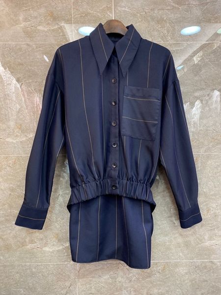 2020 early spring new women's lapel chest single pocket decorative striped long sleeve all-match shirt shirt 403, White
2020 early spring new women's lapel chest single pocket decorative striped long sleeve all-match shirt shirt 403, White