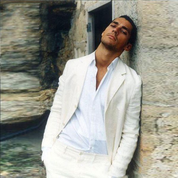 mens suit ivory linen men suits for wedding suits blazer slim fit casual groom prom custom made tuxedos man 2pieces costume, White;black
mens suit ivory linen men suits for wedding suits blazer slim fit casual groom prom custom made tuxedos man 2pieces costume, White;black