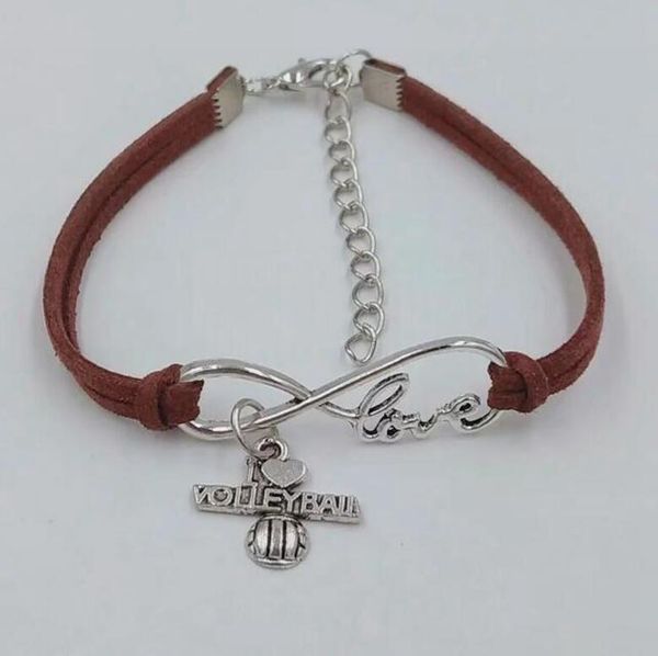 infinity love 8 bracelet i love volleyball pendant simple bracelets & bangles for women men girl boy jewelry gifts, Golden;silver
infinity love 8 bracelet i love volleyball pendant simple bracelets & bangles for women men girl boy jewelry gifts, Golden;silver