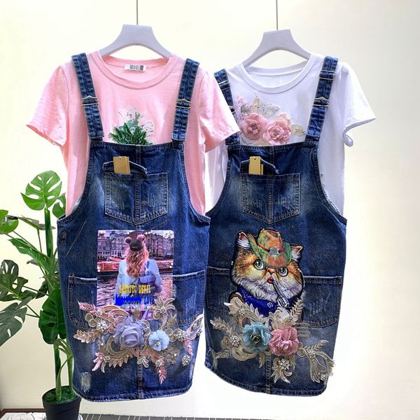 summer new fashion strap skirt women three-dimensional flower bead sequined hole cowboy skirt strap jeans skirts girl student, Black
summer new fashion strap skirt women three-dimensional flower bead sequined hole cowboy skirt strap jeans skirts girl student, Black