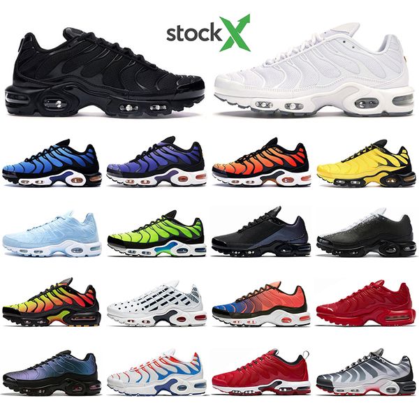 with socks tn plus running shoes for men women throwback future triple black white hyper blue unite totale athletic trainers sports sneakers
with socks tn plus running shoes for men women throwback future triple black white hyper blue unite totale athletic trainers sports sneakers