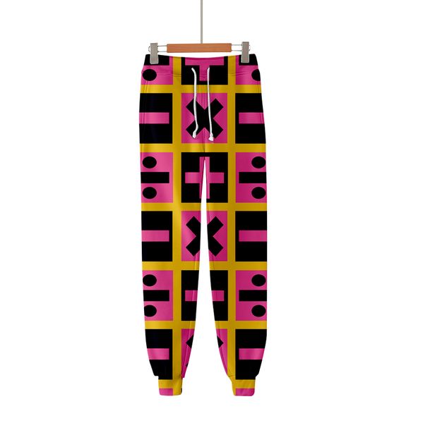 popular jojo's fantastic adventure character suit fashion 3d pants men women fall hip hop casual 3d jojo lattice symbol trousers, Black
popular jojo's fantastic adventure character suit fashion 3d pants men women fall hip hop casual 3d jojo lattice symbol trousers, Black