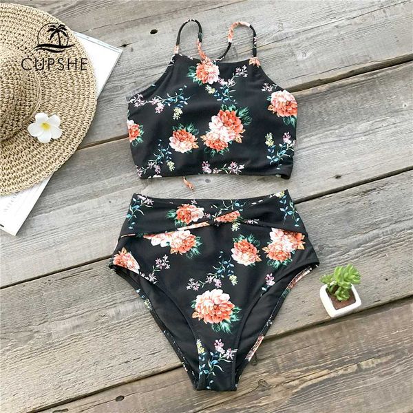 cupshe black high-waisted bikini sets women lace up tank two pieces beach bathing suits swimsuits 2019 girl active swimwear, White;black
cupshe black high-waisted bikini sets women lace up tank two pieces beach bathing suits swimsuits 2019 girl active swimwear, White;black