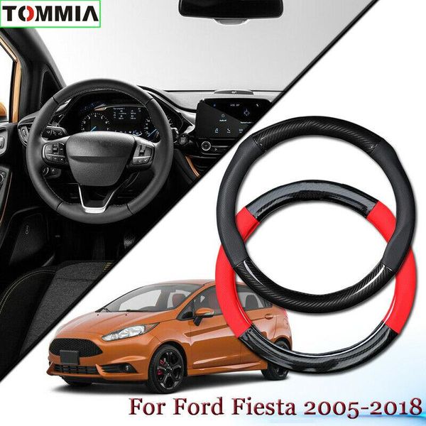 anti-slip carbon fiber leather car steering wheel cover for ford fiesta 2005-18
anti-slip carbon fiber leather car steering wheel cover for ford fiesta 2005-18