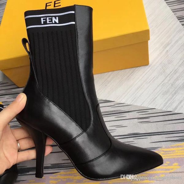 fashion ladies designer knit letter socks boots high heel boots thigh stretch knee high boots classic black and white winter for women
fashion ladies designer knit letter socks boots high heel boots thigh stretch knee high boots classic black and white winter for women