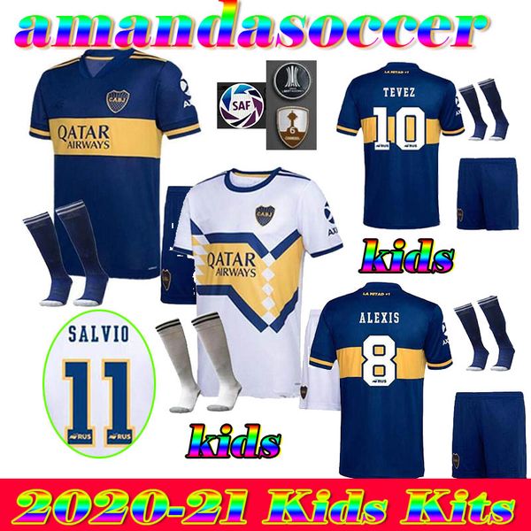 20 21 kids kits boca juniors soccer jersey sets pavon de rossi 2020 2021 gago osvaldo carlitos tevez perez child football kits shirts, Black
20 21 kids kits boca juniors soccer jersey sets pavon de rossi 2020 2021 gago osvaldo carlitos tevez perez child football kits shirts, Black