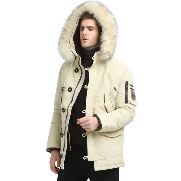 2020 winter new men's thickened down jacket, white duck down warm hooded coat, one foreign trade men's clothing, Black
2020 winter new men's thickened down jacket, white duck down warm hooded coat, one foreign trade men's clothing, Black