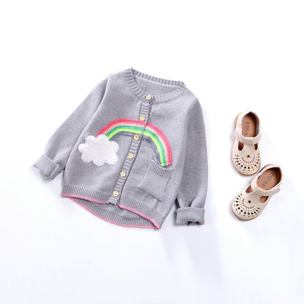 autumn spring children sweaters girls cardigan rainbow sweaters long sleeve embroidery outerwear kids knit girls clothing, Blue
autumn spring children sweaters girls cardigan rainbow sweaters long sleeve embroidery outerwear kids knit girls clothing, Blue