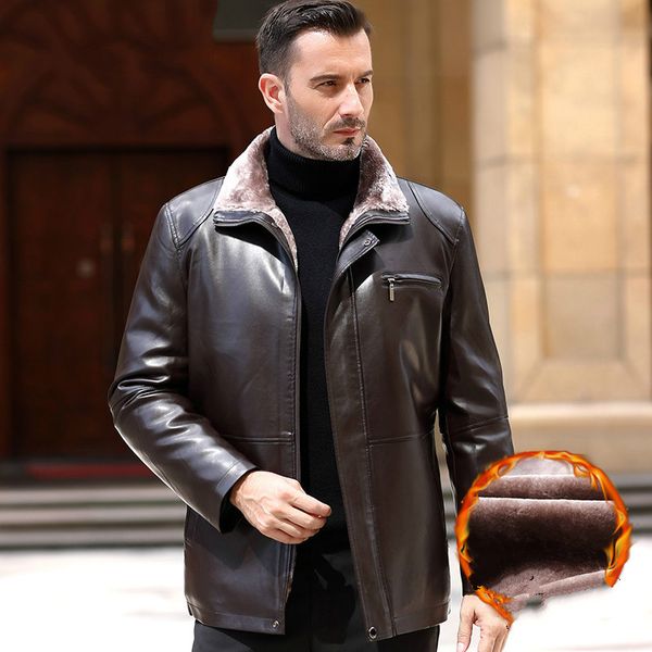 leather jacket men 2020 men's jacket autumn winter mens jackets and coats pu leather fashion chaquetas hombre hyx---88-7 pph798, Black
leather jacket men 2020 men's jacket autumn winter mens jackets and coats pu leather fashion chaquetas hombre hyx---88-7 pph798, Black