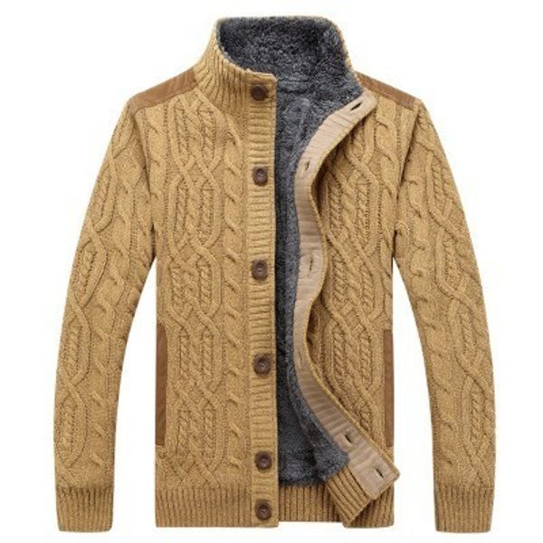 winter mens thick fur twist sweatercoat solid color sweater male slim fit knitted wool outerwear faux furs sweaters coat, White;black
winter mens thick fur twist sweatercoat solid color sweater male slim fit knitted wool outerwear faux furs sweaters coat, White;black